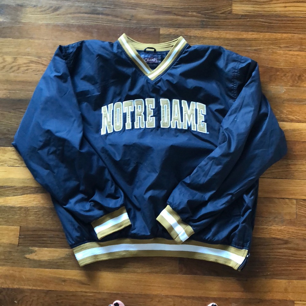 Men’s Norte Dame pull over size large
